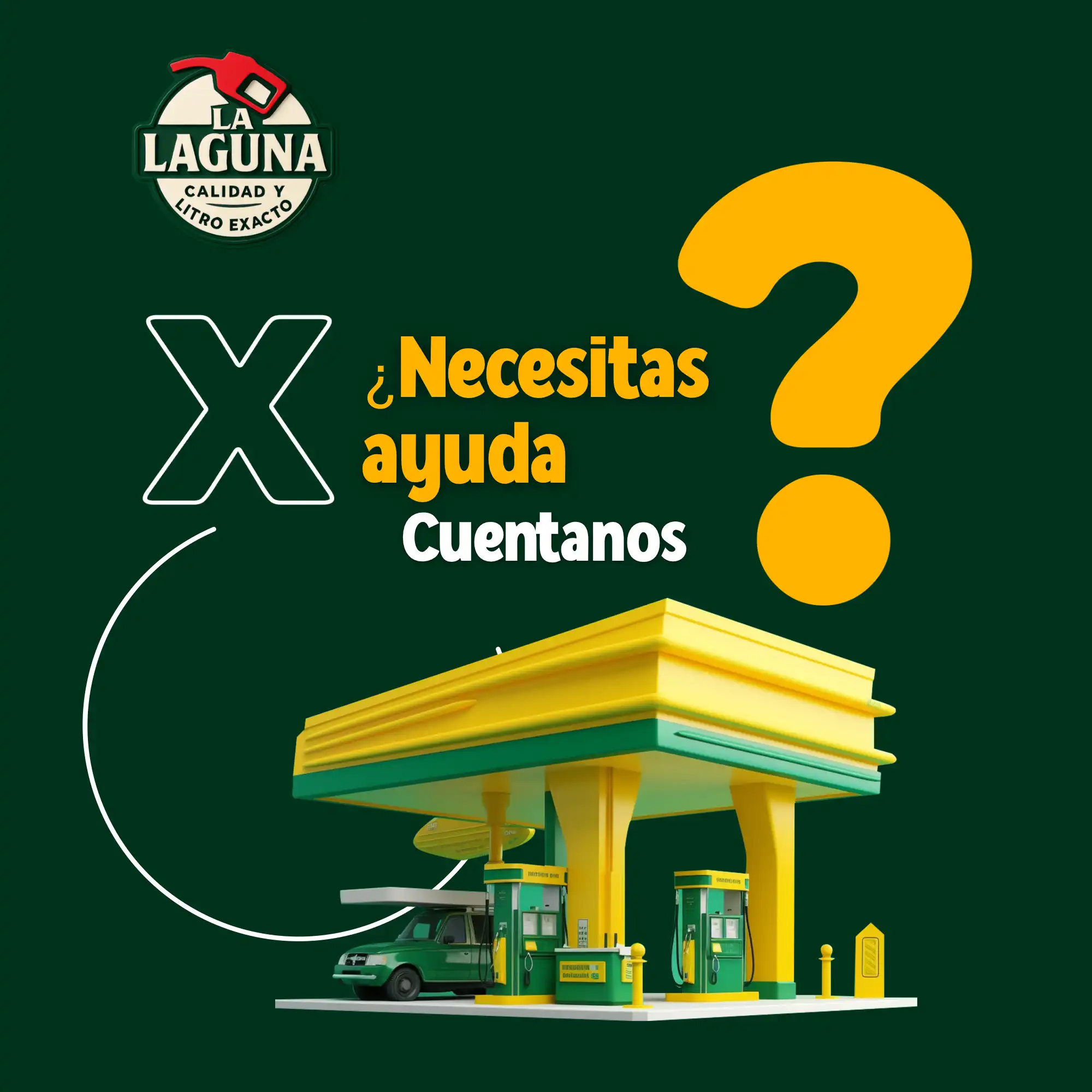 Contacta con La Laguna - Estación de servicio en Nuevo Laredo para gasolina premium y diesel